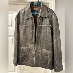 Men’s size large genuine leather jacket